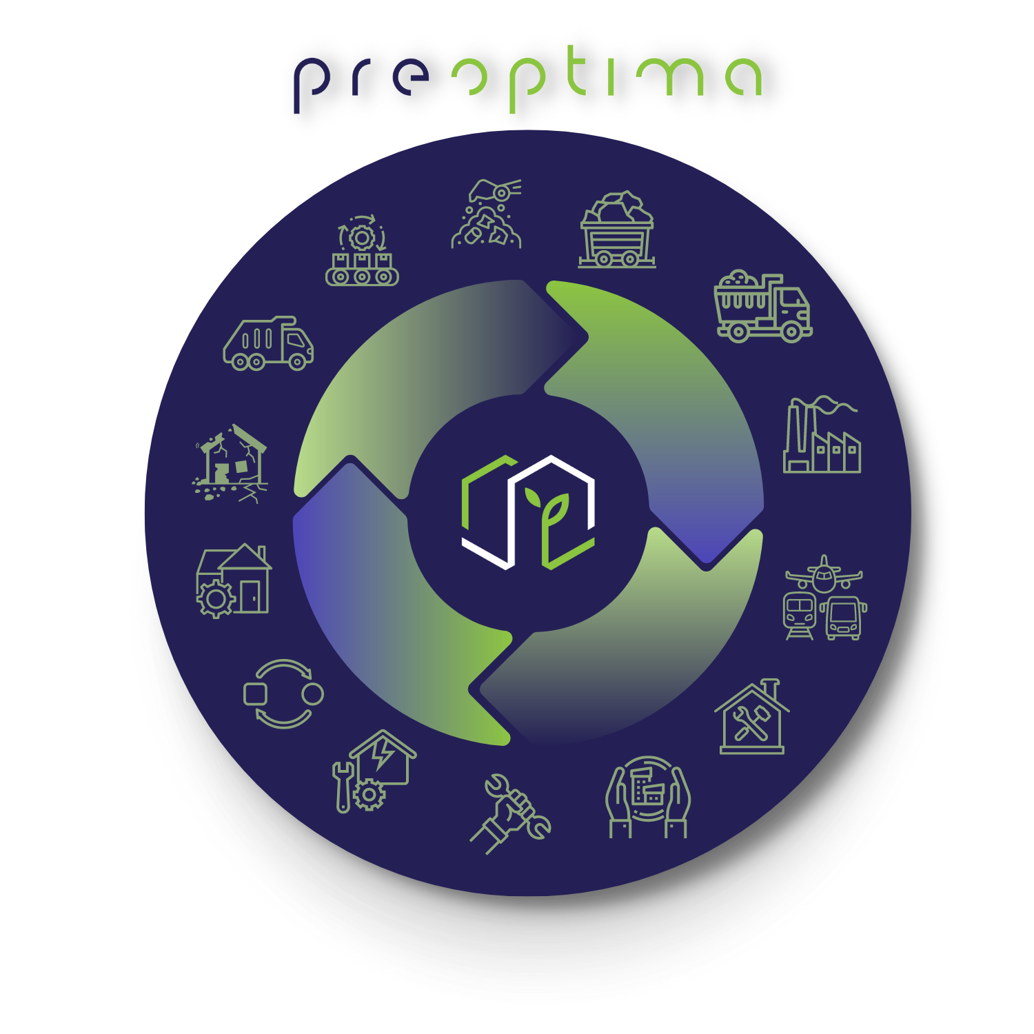 Preoptima report logo